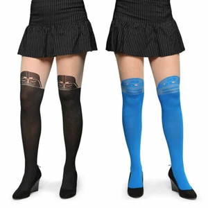 Disney Star Wars R2-D2 Faux Thigh Hi Tights Costume Cosplay M/L - Picture 1 of 3