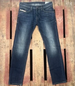 Diesel Belther (0814W) Regular Slim-Tapered Blue Denim Jeans / Trousers W30 L32 - Picture 1 of 14
