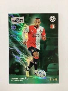 TOPPS IMPACT 2024 IGOR PAIXAO FEYENOORD PARALELO 81/99 - Imagen 1 de 2
