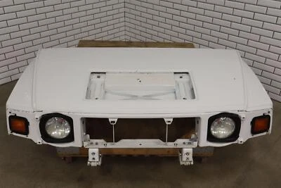 03-*07 Hummer H2 Bare OEM Hood Olympic White (50U) W/Front Lamps & Wiring Foto 1 de 4