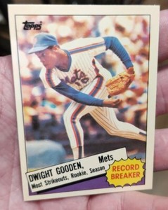 1985 Topps Tiffany Dwight Gooden Record Breaker #3