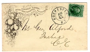 #68 Rochester NY Advertising Ellwanger & Barry Mount Hope Nurseries to Canada - Picture 1 of 3