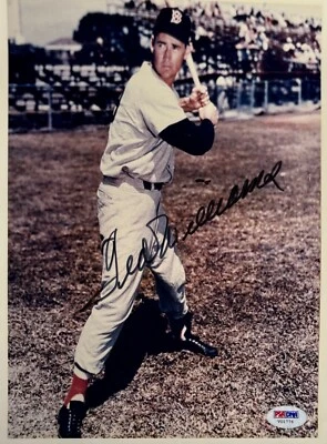 Ted Williams Signed 8x10 Photo Boston Red Sox PSA V01776 - Image 1 of 2