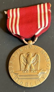 Medalla de Honor Eficiencia Segunda Guerra Mundial Fidelidad por Buena Conducta de Colección - Imagen 1 de 5