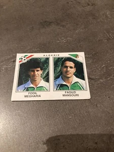 Sticker vignette PANINI WORLD CUP MEXICO 86 N°232 MEGHARIA / MANSOURI L37 - Picture 1 of 2
