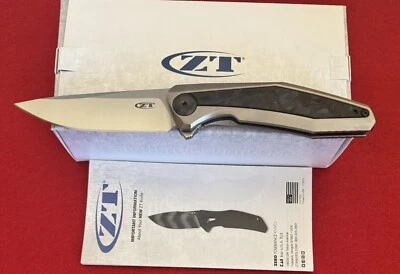 Zero Tolerance Knife by Kershaw, Sinkevich, Marbled Carbon Fiber, ZT 0470 - Image 1 of 4