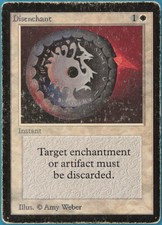 Disenchant Beta VERY HEAVILY PLD White Common MAGIC CARD (ID# 248349) ABUGames