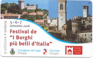 TELECOM 2514 FESTIVAL BORGHI D'ITALIA PERUGIA SCHEDA NUOVA - Imagen 1 de 1