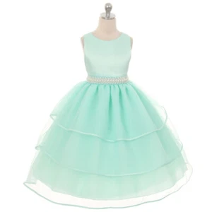 MINT Size 14 Flower Girl Dress Bridesmaid Formal Wedding Prom Birthday Recital - Picture 1 of 3