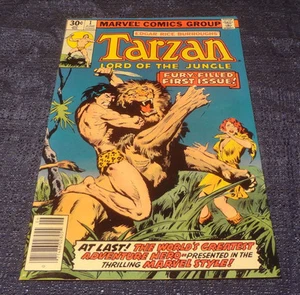 Bronze Age Marvel TARZAN LORD OF THE JUNGLE #1 Comic Book 1977 Roy Thomas - Picture 1 of 5