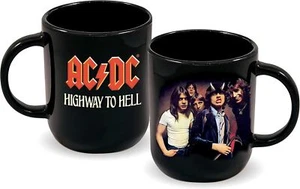 ICUP AC/DC Highway to Hell Keramik 20 Unzen schwarz Cappuccino Keramikbecher - Bild 1 von 6