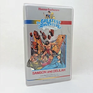 Greatest Adventure SAMSON AND DELILAH (VHS, 1986) Bible Stories CLAMSHELL - Imagen 1 de 5