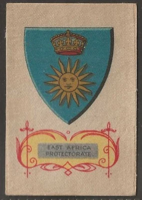 WILLS AUSTRALIAN-ARMS OF THE BRITISH EMPIRE 1910 (SILK SILKS)-#31- EAST AFRICA - Image 1 of 2