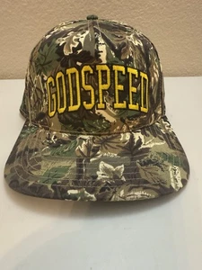 Zach Bryan GODSPEED Hat Quittin Time Tour 2024 Camouflage One Size Fits All - Picture 1 of 8