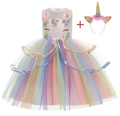 Bonito Disfraz de Unicornio Pastel 12-18 Meses Foto 1 de 4