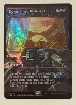Devastating Onslaught Showcase Foil - Mythic - Edge of Eternities MTG - Image 1 of 2
