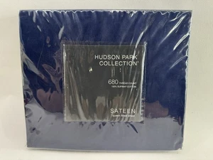 Satén Hudson Park Collection 100 % algodón satén 680 TC (talla sábana ajustable Queen) - Imagen 1 de 6