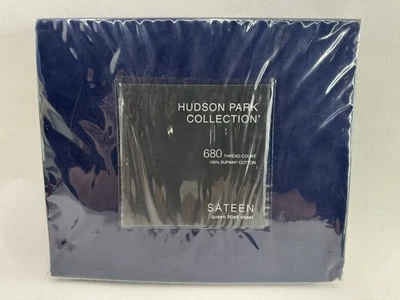 Hudson Park Collection 100% Sateen Cotton 680TC Sateen (Queen Fitted Sheet Size)