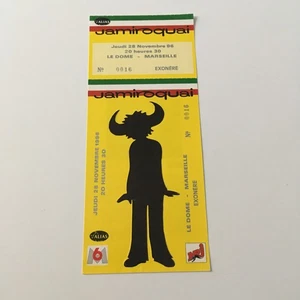 JAMIROQUAI - MARSEILLE 1996 - FRENCH TICKET CONCERT !!!!!! - Picture 1 of 2