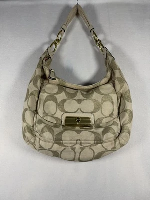 Coach L1082-16804 KRISTIN Tan Optic Art Signature Canvas Convertible Bag 66 - Image 1 of 4