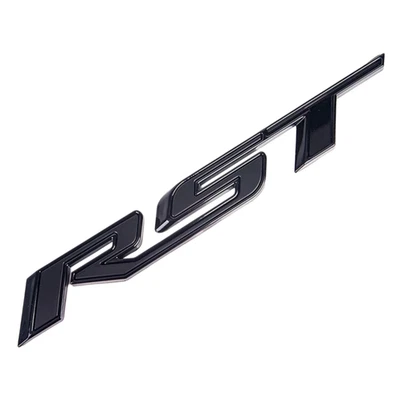 光泽黑色 RST 尾门徽章 2021–2025 Tahoe Suburban 原始设备制造商徽章 — 第 1/3 张图片