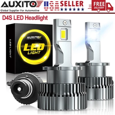 2X D4R/D4S LED Headlight Bulb Replace HID Xenon Super White 6500K Conversion Kit - Image 1 of 4