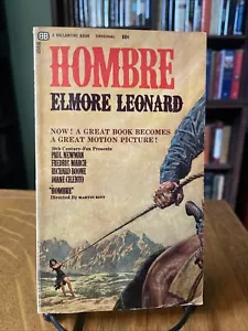 Elmore Leonard: Hombre Movie Tie-In Pbk 1967 2nd Print Ballantine Paul Newman - Picture 1 of 8