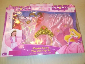 Disney Princess Sleeping Beauty Aurora dress up tiara shoes skirt top NIB NEW - Picture 1 of 7