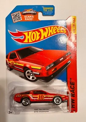 Hot Wheels Race 184/250 Super Treasure Hunt DMC Delorean 2013 Mattel #CFH80 - Image 1 of 2