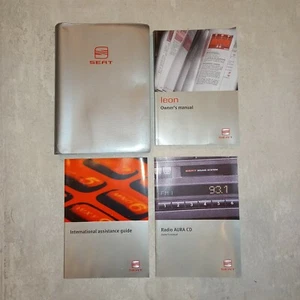 SEAT Leon Owners Manual Handbook & Radio Guide with Wallet Folder  1998 - 2004 - Picture 1 of 1