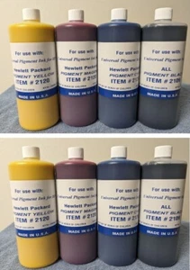 NEW PREMIUM COMPATIBLE HP PIGMENT BULK INK REFILL (8,000ML) C-Y-M-K - Afbeelding 1 van 1