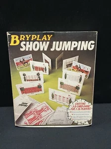 Bryplay Horse Show Jumping 3D Card Game  Vintage Complete c.1978 - Picture 1 of 10