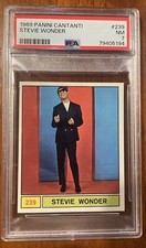 1969 Panini Cantanti Stevie Wonder #239 PSA 7 NM Low Pop