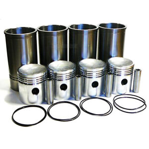 Piston/Ring/Liner Kit Fits Allis-Chalmers G226 Engine AC WD45 D17 170 175