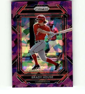 2023 Panini Prizm Purple Ice Prizm #50 Brady House RC Rookie Nationals - Picture 1 of 2