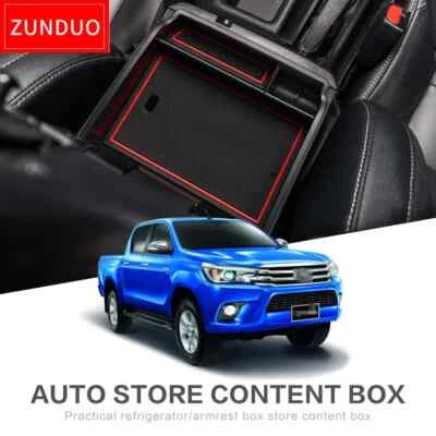 Caja reposabrazos consola central caja de almacenamiento para Toyota Hilux REVO SR5 Foto 1 de 4