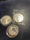 3 x 1 Ounce Silver Coins,WALKING LIBERTY, AMERICAN FLAMINGO, THE CUTTY SARK