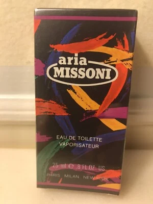 Sealed Vintage Aria Missoni Eau De Toilette Spray Fragrance 25 ml / .8 oz - Image 1 of 2