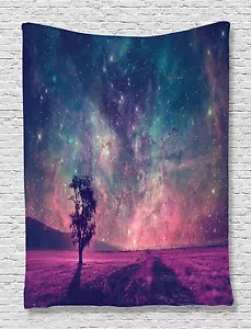 Galaxy and Lonely Tree Tapestry Wall Hanging for Living Room Bedroom Dorm Decor - Picture 1 of 1