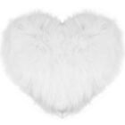 Heart Pillow Soft Fluffy Long Plush Love Throw Pillow Decorative Cute Susyr