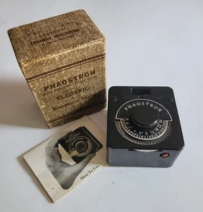 PHAOSTRON Model A ELECTRIC Exposure LIGHT METER 1930s - Picture 1 of 6