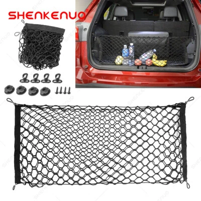 Car SUV Envelope Style Trunk Cargo Net Storage Organizer Universal Bag Hook USA - Image 1 of 4