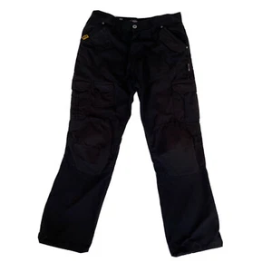 Bilt Iron Workers 0398 US Size 36 Reinforced Black Motorcycle Pants Kneepads - Picture 1 of 12