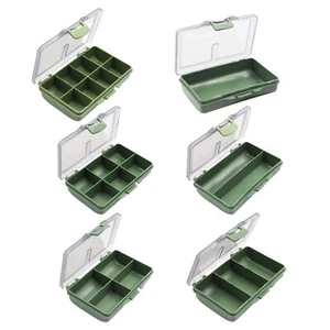 1 * Fishing Tackle Box Fishing Lure Organizer Tray Mini Bait Storage Tackle Case - Picture 1 of 18