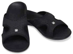 Spenco Men's Sandal Kholo Breeze Black Slide Medium - Picture 1 of 5