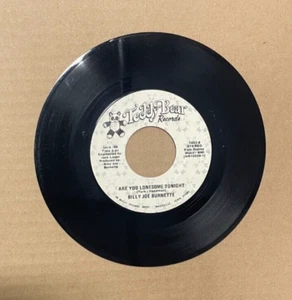 BILLY JOE BURNETTE TEDDY BEAR RECORDS 45 ARE YOU LONESOME TONIGHT MONO/STEREO - Picture 1 of 2