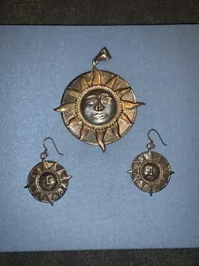 Neu Himmlische Sonne Anhänger & Ohrringe Artikel # 0005 - Bild 1 von 13