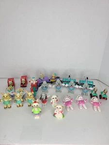 Lamb Chop & Friends Train Cars 1994 ERTL Diecast & PVC Figures 1993 Lot of 25 - Picture 1 of 12
