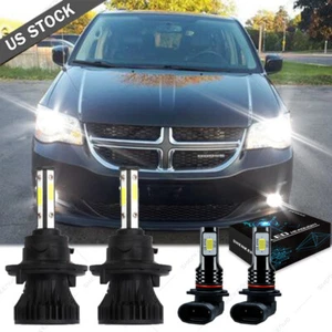 H13 LED Headlight +9145 Fog Light White Combo for Dodge Grand Caravan 2008-2010 - Bild 1 von 12