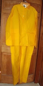 Broadway Academy Marke Unisex 3-teiliger REGENANZUG Größe Erwachsene XXL gelb - Bild 1 von 4